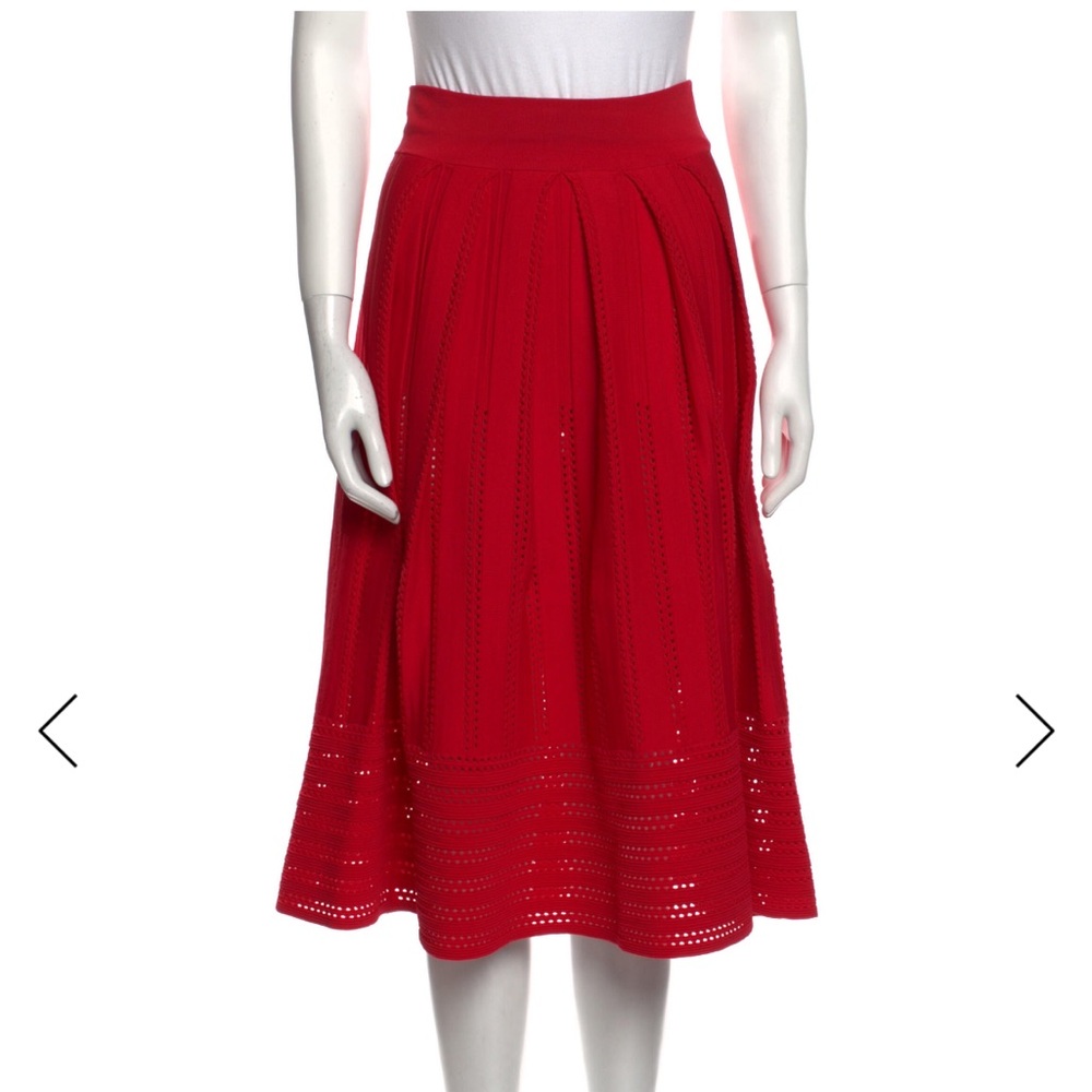 Red Maje Women's Midi Skirt
